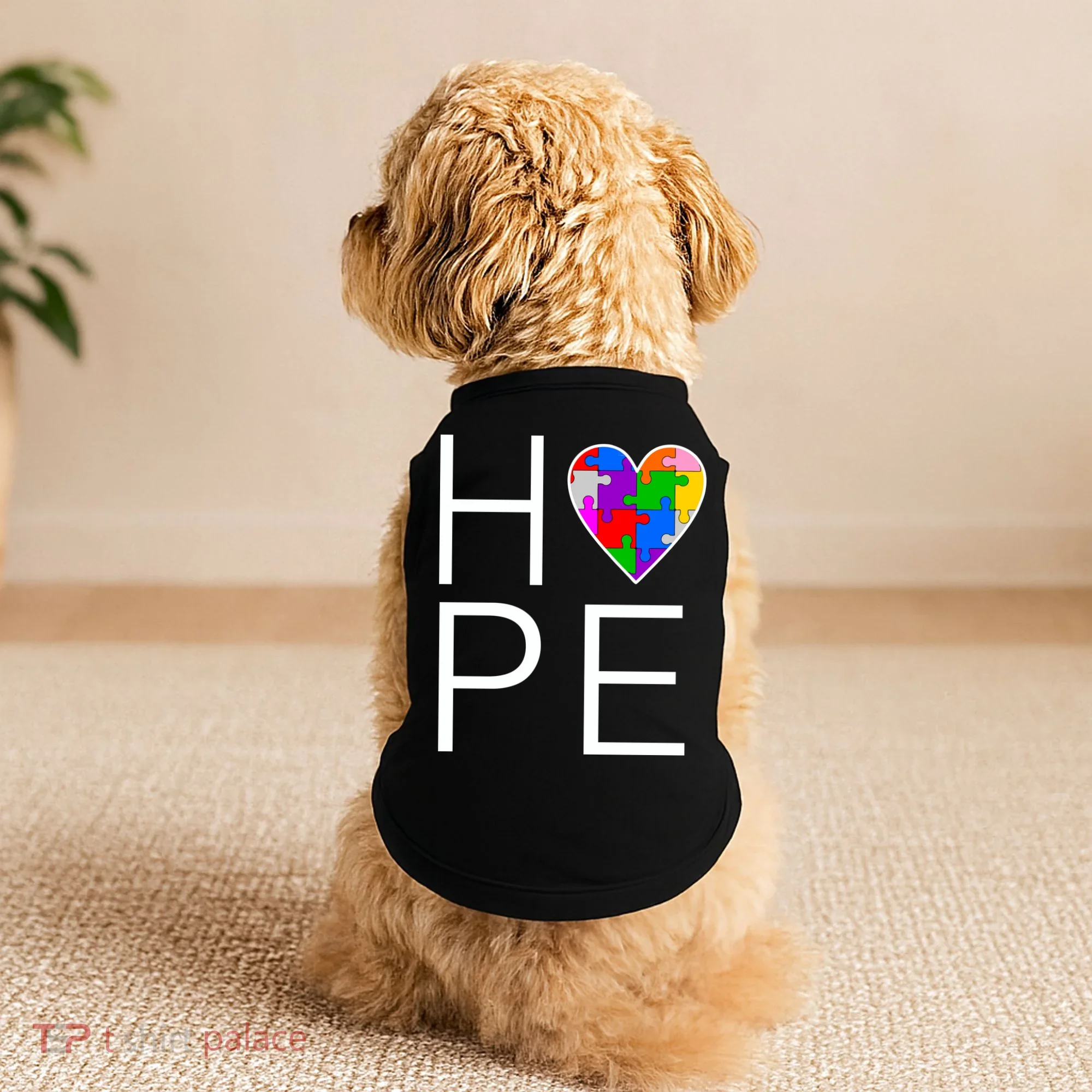Hope Love Autism Doggie Tank