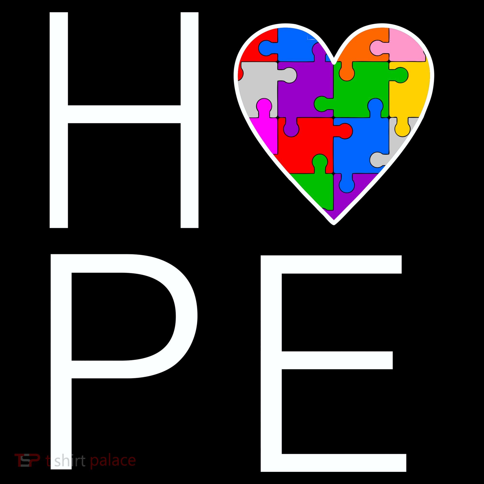 Hope Love Autism Doggie Tank
