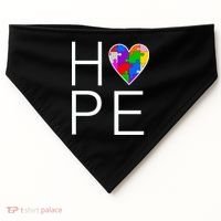 Hope Love Autism USA-Made Doggie Bandana thumb 0