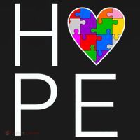 Hope Love Autism USA-Made Doggie Bandana thumb 2