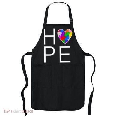 Hope Love Autism Apron