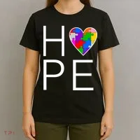 Hope Love Autism T-Shirt thumb 4