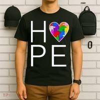 Hope Love Autism T-Shirt thumb 6