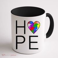 Hope Love Autism Coffee Mug thumb 1