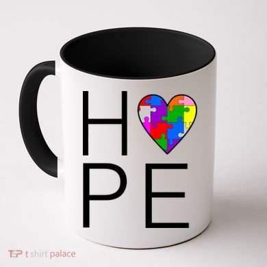 Hope Love Autism Coffee Mug