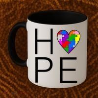Hope Love Autism Coffee Mug thumb 2