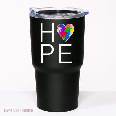 Hope Love Autism Tumbler