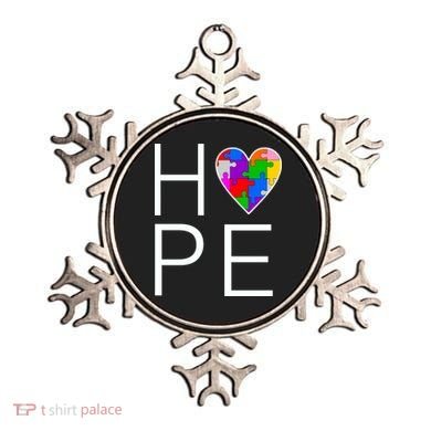 Hope Love Autism Ornament