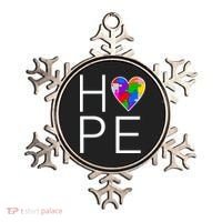 Hope Love Autism Ornament thumb 0
