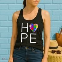 Hope Love Autism Women's Tank Top thumb 2