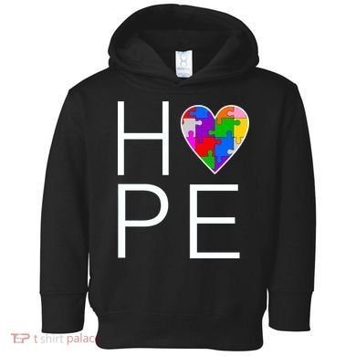 Hope Love Autism Toddler Hoodie