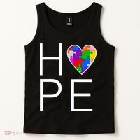 Hope Love Autism Tank Top thumb 2