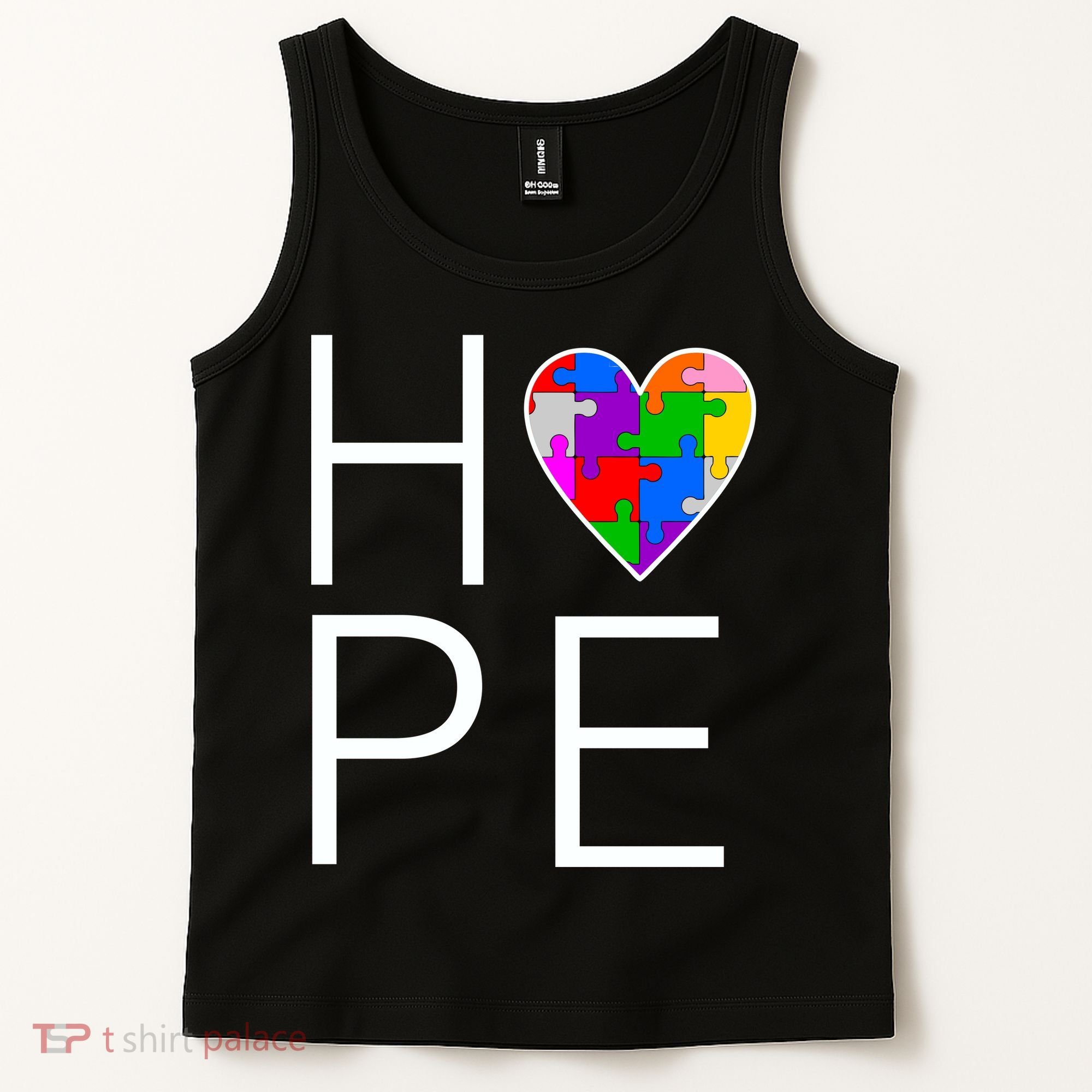 Hope Love Autism Tank Top