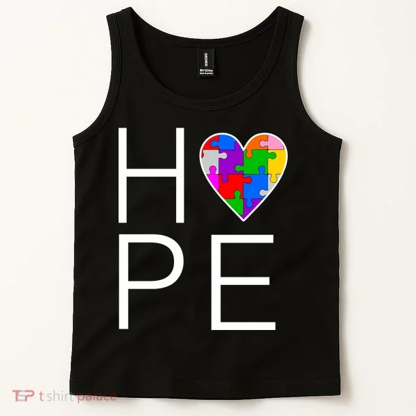 Hope Love Autism Tank Top