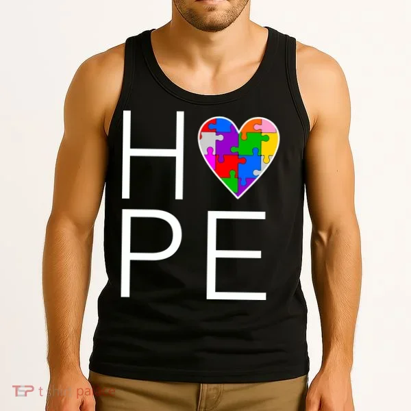 Hope Love Autism Tank Top