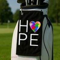Hope Love Autism Golf Towel thumb 2