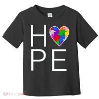 Hope Love Autism Toddler T-Shirt thumb 0