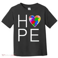 Hope Love Autism Toddler T-Shirt thumb 0