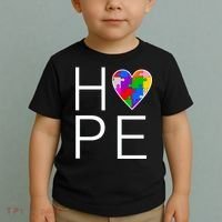 Hope Love Autism Toddler T-Shirt thumb 2
