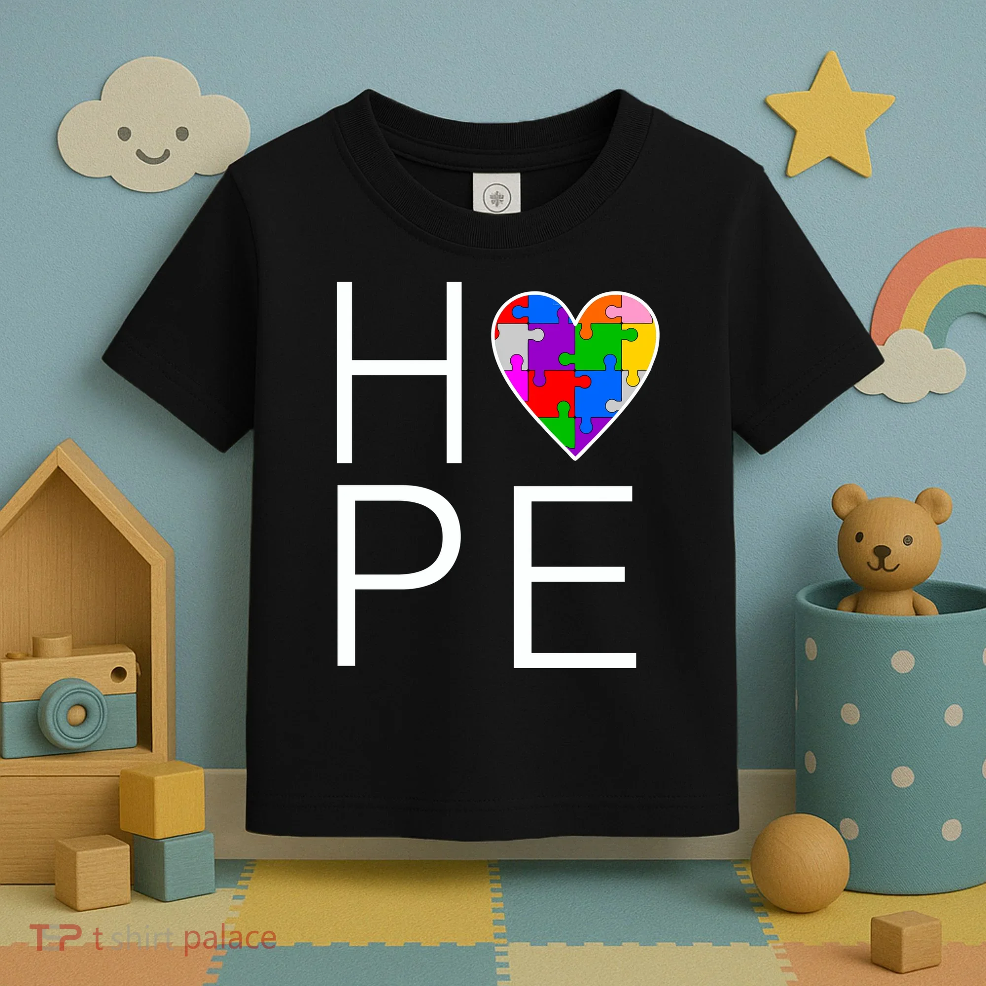 Hope Love Autism Toddler T-Shirt