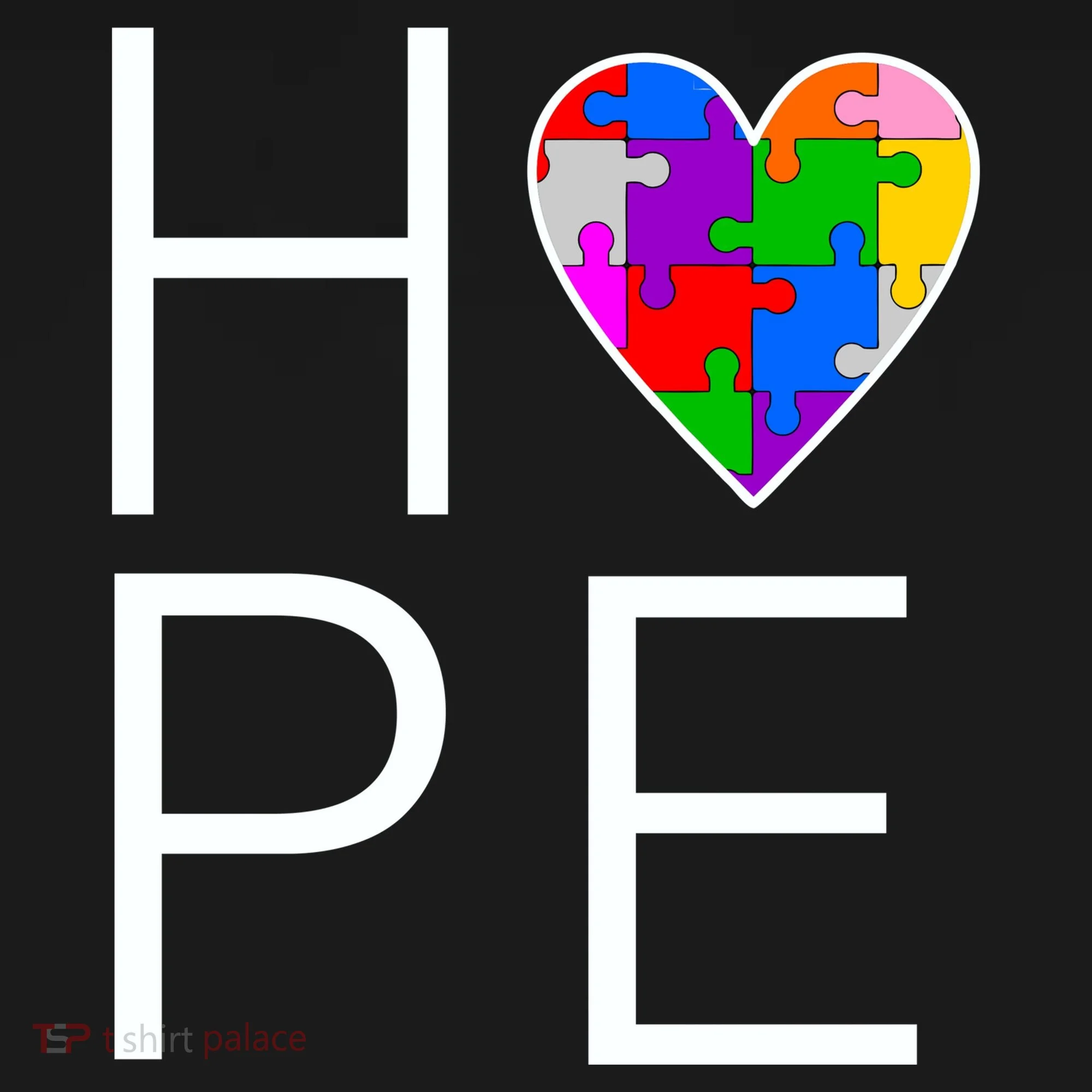 Hope Love Autism Toddler T-Shirt
