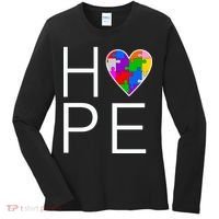 Hope Love Autism Women's Long Sleeve Shirt thumb 0