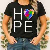 Hope Love Autism Women's T-Shirt thumb 2