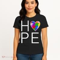Hope Love Autism Women's T-Shirt thumb 4