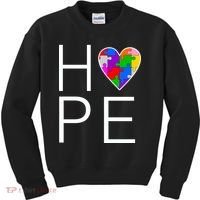 Hope Love Autism Kids Sweatshirt thumb 0