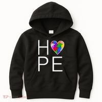 Hope Love Autism Kids Hoodie thumb 0