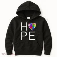 Hope Love Autism Kids Hoodie thumb 0