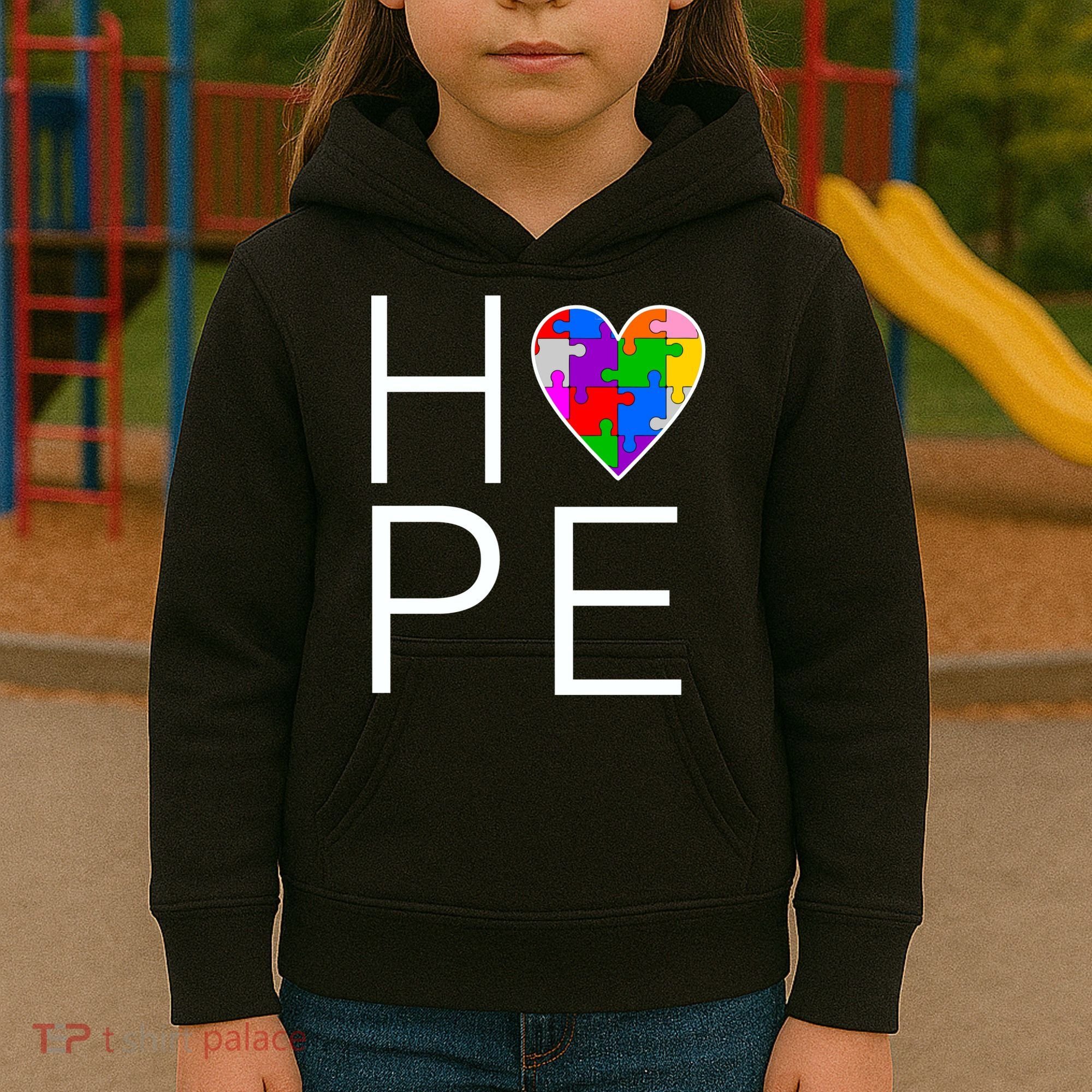 Hope Love Autism Kids Hoodie