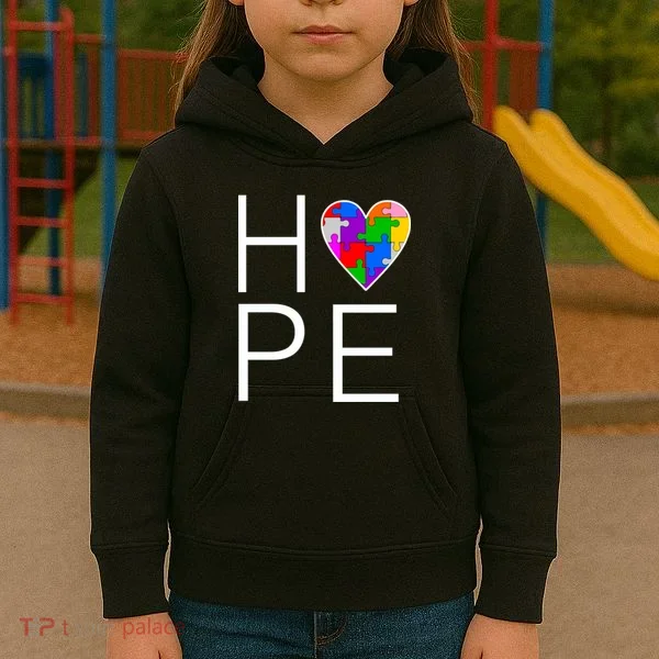 Hope Love Autism Kids Hoodie