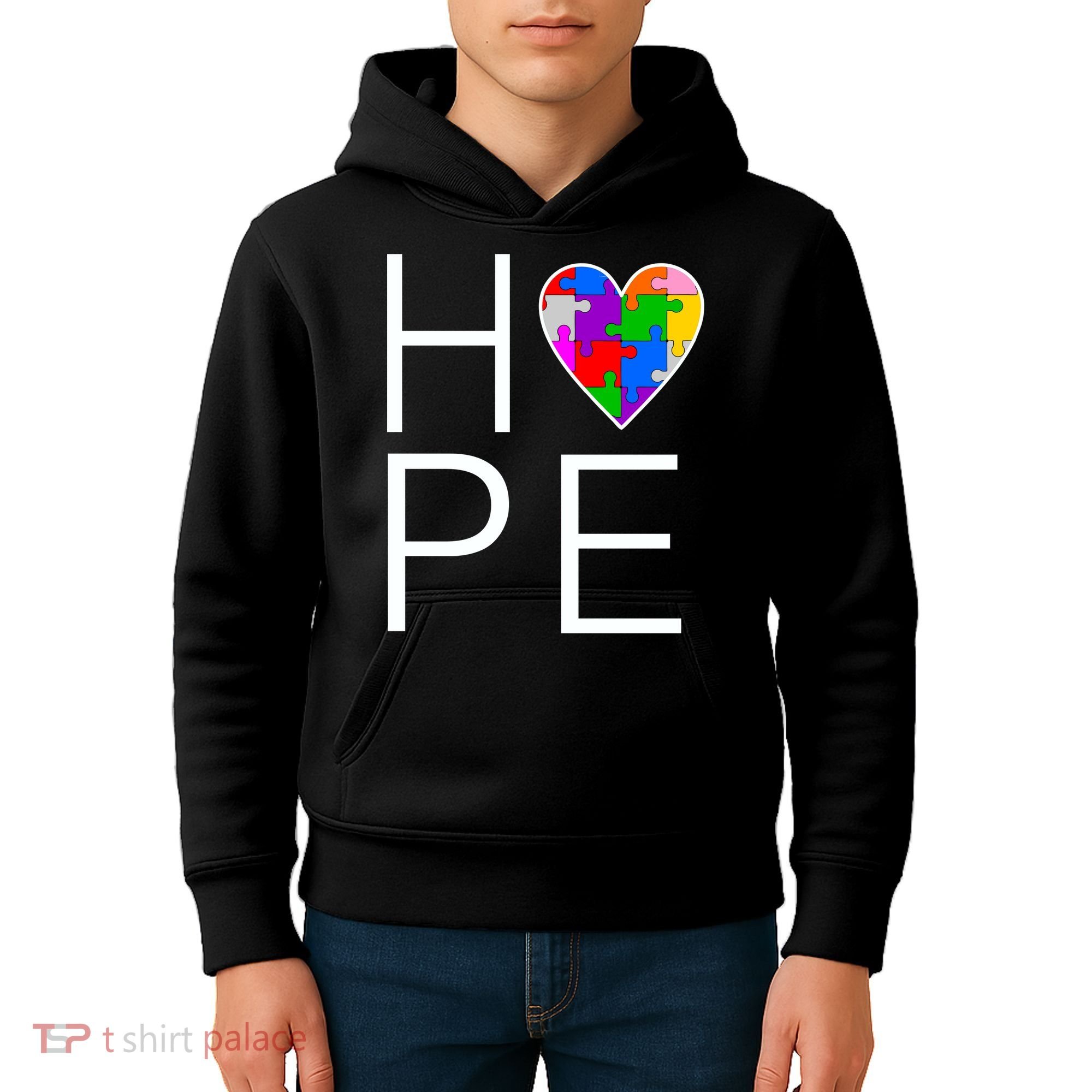 Hope Love Autism Kids Hoodie