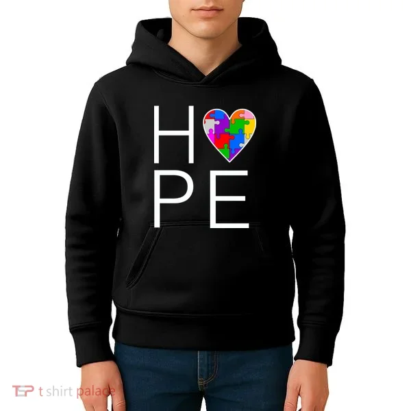 Hope Love Autism Kids Hoodie
