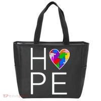 Hope Love Autism Tote Bag thumb 0