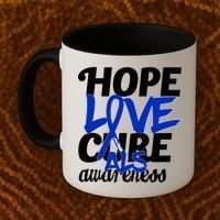 Hope Love Cure ALS Awareness Coffee Mug thumb 2