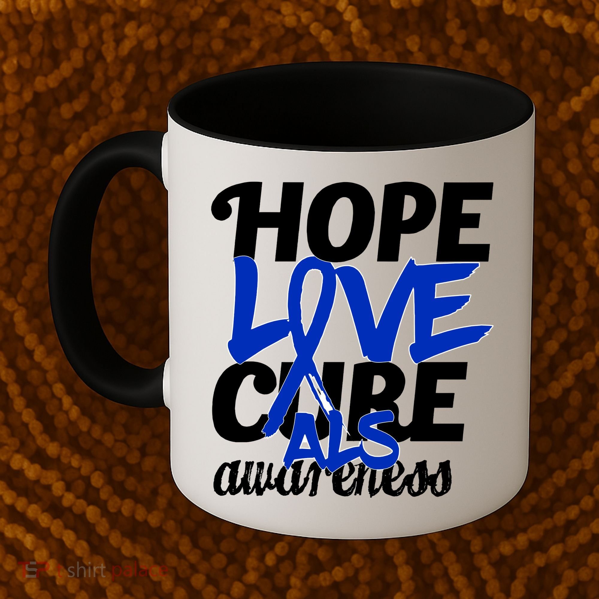 Hope Love Cure ALS Awareness Coffee Mug