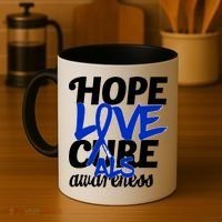 Hope Love Cure ALS Awareness Coffee Mug thumb 4