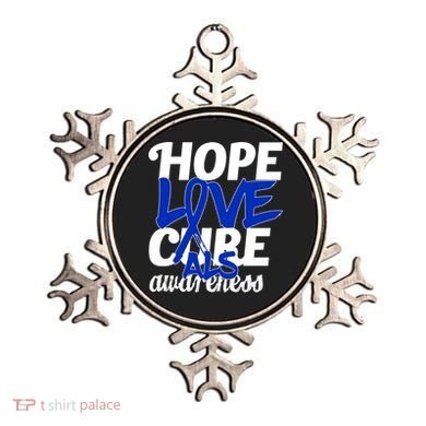 Hope Love Cure ALS Awareness Ornament
