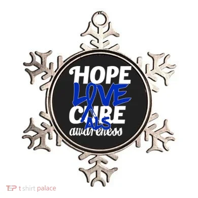 Hope Love Cure ALS Awareness Ornament