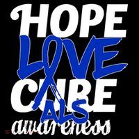 Hope Love Cure ALS Awareness Ornament thumb 1
