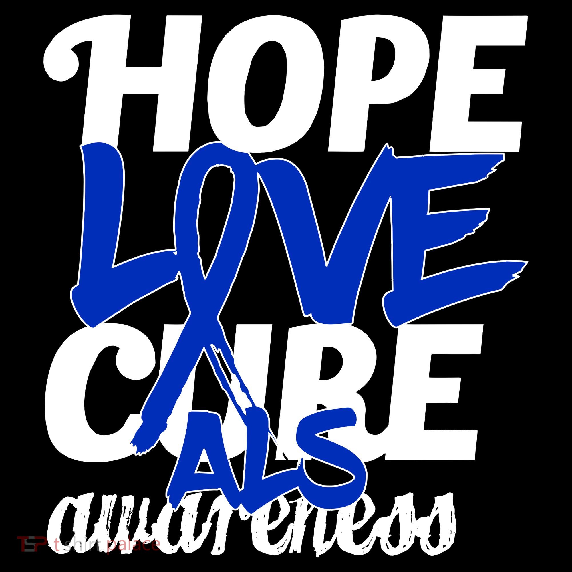 Hope Love Cure ALS Awareness Ornament