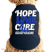 Hope Love Cure ALS Awareness Doggie Tank thumb 0