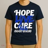 Hope Love Cure ALS Awareness T-Shirt thumb 3