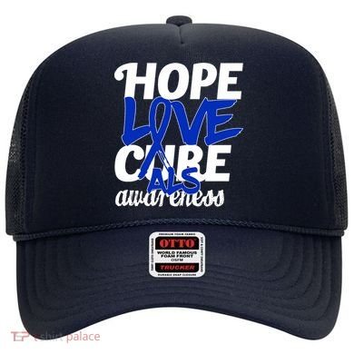Hope Love Cure ALS Awareness Hat