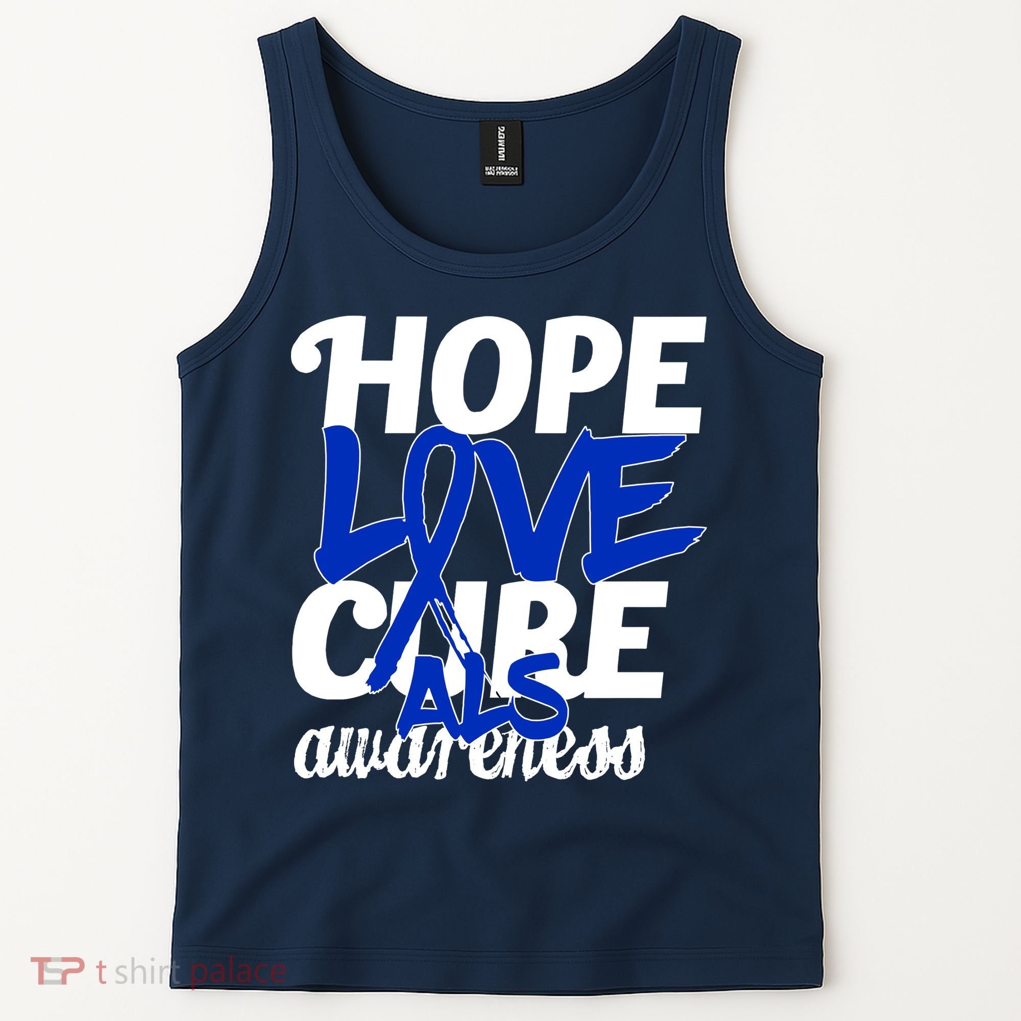 Hope Love Cure ALS Awareness Tank Top