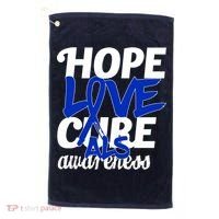 Hope Love Cure ALS Awareness Golf Towel thumb 0