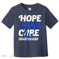 Hope Love Cure ALS Awareness Toddler T-Shirt thumb 0