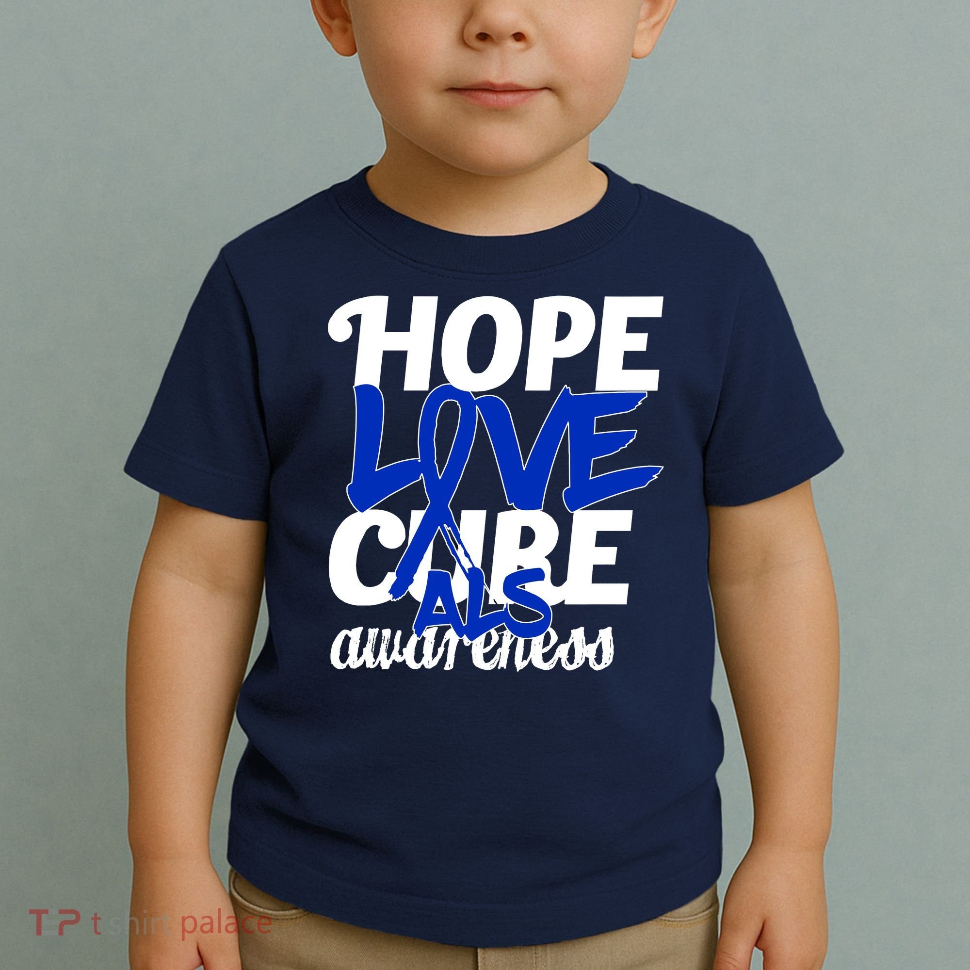 Hope Love Cure ALS Awareness Toddler T-Shirt